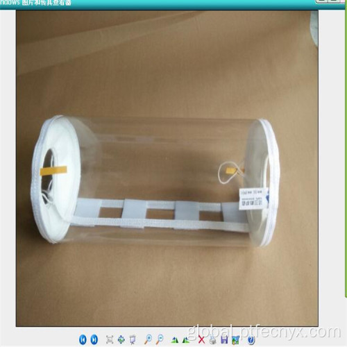 Ptfe Fibedglass Open Mesh Conveyor Belt PP flange device cover Factory